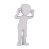 unhöfliche neckende Geste des Mannes 3D Lizenzfreies Stockfoto unhöfliche neckende Geste des Mannes 3D Lizenzfreies Stockfoto