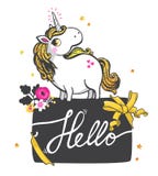 Or Unicorn Illustration illustration stock Or Unicorn Illustration illustration stock
