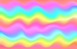 Unicorn Rainbow Wave Background Mermaid Galaxy Pattern Stock
