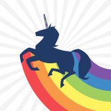 Unicorn Silhouette Stock Photography - Image: 18172672