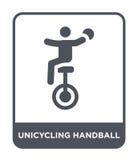 unicycling handball ikona w modnym projekta stylu unicycling handball ikona odizolowywająca na białym tle unicycling handball wek ilustracji unicycling handball ikona w modnym projekta stylu unicycling handball ikona odizolowywająca na białym tle unicycling handball wek ilustracji