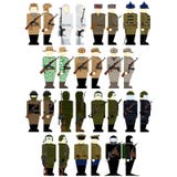 Uniformsoldaten von russischen Sonderleistungen vektor abbildung Uniformsoldaten von russischen Sonderleistungen vektor abbildung