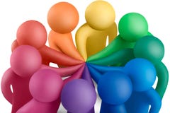 United colors 19. Multicolored plasticine human figures concluding a treaty United colors 19. Multicolored plasticine human figures concluding a treaty