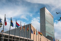 United Nations Building in New York royalty free stock images United Nations Building in New York royalty free stock images