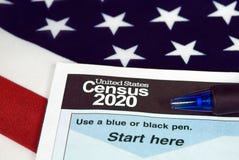 United States 2020 Census Form Royalty Free Stock Image United States 2020 Census Form Royalty Free Stock Image