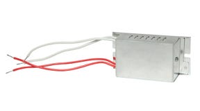 Unité électronique d'alimentation d'énergie sur le fond blanc photos stock Unité électronique d'alimentation d'énergie sur le fond blanc photos stock