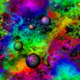 Universo colorido abstracto Vector inconsútil libre illustration Universo colorido abstracto Vector inconsútil libre illustration