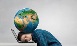 Unter Druck von Problemen Gemischte Medien lizenzfreies stockfoto Unter Druck von Problemen Gemischte Medien lizenzfreies stockfoto