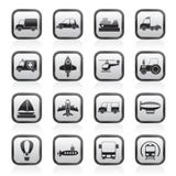 Unterschiedliche Art der Transportikonen Lizenzfreie Stockfotografie Unterschiedliche Art der Transportikonen Lizenzfreie Stockfotografie