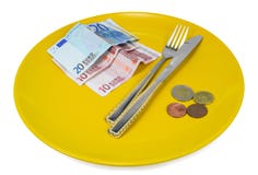 Untertasse Geld stockfoto Untertasse Geld stockfoto