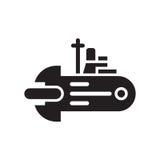 Unterwasserikonenvektorzeichen und -symbol lokalisiert auf weißem backgrou stock abbildung Unterwasserikonenvektorzeichen und -symbol lokalisiert auf weißem backgrou stock abbildung