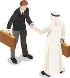 Uomo d'affari isometrico Sale Lead Bank royalty illustrazione gratis Uomo d'affari isometrico Sale Lead Bank royalty illustrazione gratis
