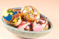 Uova di Pasqua fotografie stock libere da diritti Uova di Pasqua fotografie stock libere da diritti