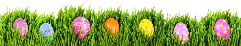 Uova di Pasqua Dipinte a mano immagine stock Uova di Pasqua Dipinte a mano immagine stock