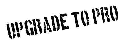 Upgrade to pro rubber stamp stock illustration Upgrade to pro rubber stamp stock illustration