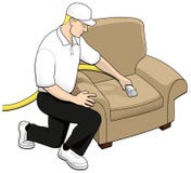 upholstery för tech för konstcleaninggem stock illustrationer upholstery för tech för konstcleaninggem stock illustrationer