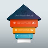 Upp infographic alternativbaner för pil vektor illustrationer Upp infographic alternativbaner för pil vektor illustrationer