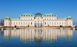 Upper Belvedere Palace, Vienna, Austria Stock Images Upper Belvedere Palace, Vienna, Austria Stock Images