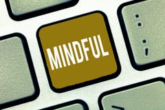 Uppmärksam handskrifttext Begreppet som betyder medvetet medvetent av något, lutade ned villigt att göra meditation arkivbild Uppmärksam handskrifttext Begreppet som betyder medvetet medvetent av något, lutade ned villigt att göra meditation arkivbild
