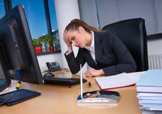 Upset Business Woman Stock Photography Upset Business Woman Stock Photography