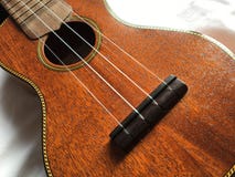 Uquelele do soprano, opinião de ângulo alto foto de stock royalty free Uquelele do soprano, opinião de ângulo alto foto de stock royalty free