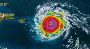 Uragano Irma immagine stock Uragano Irma immagine stock