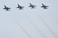 US Air Force Thunderbirds at 2018 Great New England Airshow in Chicopee, Massachusetts Stock Photography US Air Force Thunderbirds at 2018 Great New England Airshow in Chicopee, Massachusetts Stock Photography