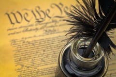 We The People Quill and Ink royalty free stock photo We The People Quill and Ink royalty free stock photo