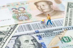 US und China-Handels-, -import- oder -exportkleinelektronischer geschäftsverkehr Einkaufsc stockfoto US und China-Handels-, -import- oder -exportkleinelektronischer geschäftsverkehr Einkaufsc stockfoto