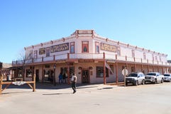 USA, Arizona/Tombstone: Historic Hotel/Restaurant royalty free stock photo USA, Arizona/Tombstone: Historic Hotel/Restaurant royalty free stock photo