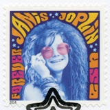 USA - 2014: shows Janis Joplin 1943-1970, groundbreaking singer, series Music Icons