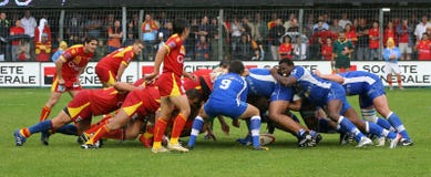 usap верхней части рэгби montpellier hrc 14 франчузов против стоковая фотография usap верхней части рэгби montpellier hrc 14 франчузов против стоковая фотография