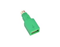 USB all'adattatore PS2 immagine stock USB all'adattatore PS2 immagine stock