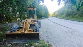 Roadworks Machinery royalty free stock image Roadworks Machinery royalty free stock image