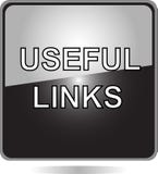Useful Links Black Web Button Stock Photography
