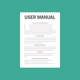 User guide manual instruction book document paper reference royalty free illustration User guide manual instruction book document paper reference royalty free illustration