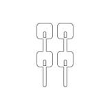 Utensils acupuncture tools outline icon. Signs and symbols can be used for web, logo, mobile app, UI, UX stock illustration Utensils acupuncture tools outline icon. Signs and symbols can be used for web, logo, mobile app, UI, UX stock illustration