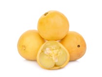 Uva burmese, fruto tropical isolado no branco fotos de stock royalty free Uva burmese, fruto tropical isolado no branco fotos de stock royalty free