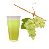 Uva e vidro do suco ilustração do vetor Uva e vidro do suco ilustração do vetor