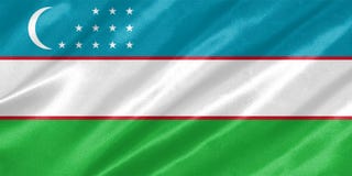 Uzbekistan flaga ilustracja wektor Uzbekistan flaga ilustracja wektor
