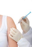 Vaccination: medical giving injection