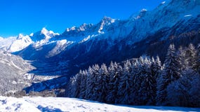 Vale de Chamonix fotos de stock Vale de Chamonix fotos de stock