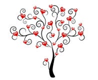 valentin för tree för hjärtor s för konstgemdag vektor illustrationer valentin för tree för hjärtor s för konstgemdag vektor illustrationer