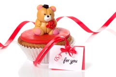 Valentine cupcake royalty free stock photos Valentine cupcake royalty free stock photos