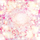 Valentine Hearts Abstract Pink Background. royalty free illustration Valentine Hearts Abstract Pink Background. royalty free illustration