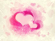 Valentine Hearts Background Royalty Free Stock Image