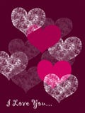 Valentine Love Card Royalty Free Stock Images