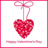 Valentine S Card With Heart Royalty Free Stock Photography Valentine S Card With Heart Royalty Free Stock Photography