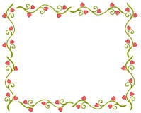 Valentine S Day Heart Flower Vine Frame Valentine S Day Heart Flower Vine Frame