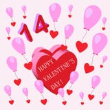 Valentine`s Day vector illustration Valentine`s Day vector illustration